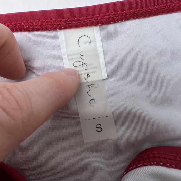 Cupshe Bikini Bottoms Red Strappy Sides Low-Rise *MATCHING TOP* - Picture 5 of 9